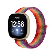 Fitbit Versa 3 & Sense 1 - Sport loop nylon bandje - Multicolor