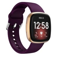 Fitbit Versa 3 & 4 / Sense 1 & 2 - Siliconen bandje - Paars