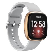 Fitbit Versa 3 & 4 / Sense 1 & 2 - Siliconen bandje - Grijs