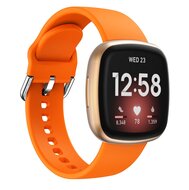 Fitbit Versa 3 & 4 / Sense 1 & 2 - Siliconen bandje - Oranje