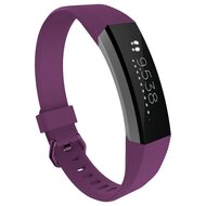 FitBit Alta HR siliconen bandje met gesp - Maat: Large - Donkerpaars