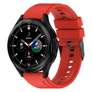 Siliconen gesp bandje - Rood - Samsung Galaxy Watch 4 Classic - 42mm & 46mm