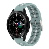 Dot Pattern bandje - Groenblauw - Samsung Galaxy Watch 4 Classic - 42mm & 46mm