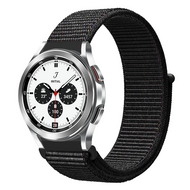 Sport Loop nylon bandje - Zwart gemêleerd - Samsung Galaxy Watch 4 Classic - 42mm / 46mm