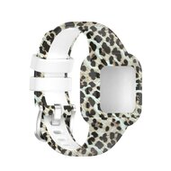 Siliconen bandje met print - Luipaardprint - Garmin Vivofit Junior 3