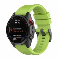 Siliconen sportbandje - Groen - Garmin Quatix 7X / 6X & Tactix 7 (pro)