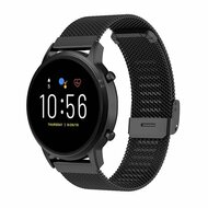 Garmin Venu 2 & 3 - Milanese bandje met klemsluiting - Zwart