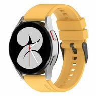 Siliconen gesp bandje - Geel - Samsung Galaxy Watch 6 Classic - 47mm & 43mm