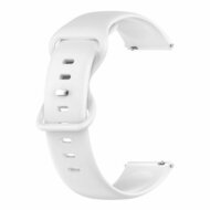Solid color sportband - Wit - Samsung Galaxy Watch 6 Classic - 47mm & 43mm