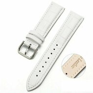 Crocodile leren bandje - Wit - Huawei Watch GT 2 / GT 3 / GT 4 - 46mm
