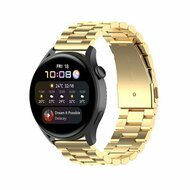 Stalen schakelband - Goud - Huawei Watch GT 2 Pro / GT 3 Pro - 46mm