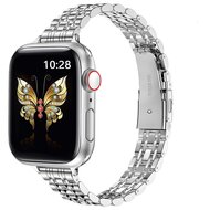 Stalen slim fit band - Zilver - Geschikt voor Apple watch 38mm / 40mm / 41mm