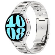 Titanium band met aansluitknop - Zilver - Samsung Galaxy Watch 6 - 40mm & 44mm